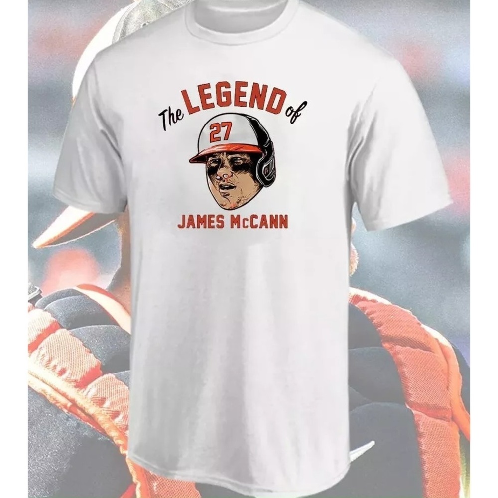 The Legend Of James McCann #27 Baltimore Orioles T Shirt